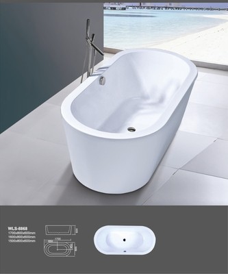 【8868现代洗浴浴缸 简易式浴缸 亚克力沐浴浴缸 卫浴生产厂家】价格,厂家,图片,其他水暖卫浴五金,东尼斯洁具-