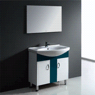 法恩莎卫浴产品展馆pvc浴室柜